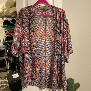 Cute Patterned Sheer Summer Shrug